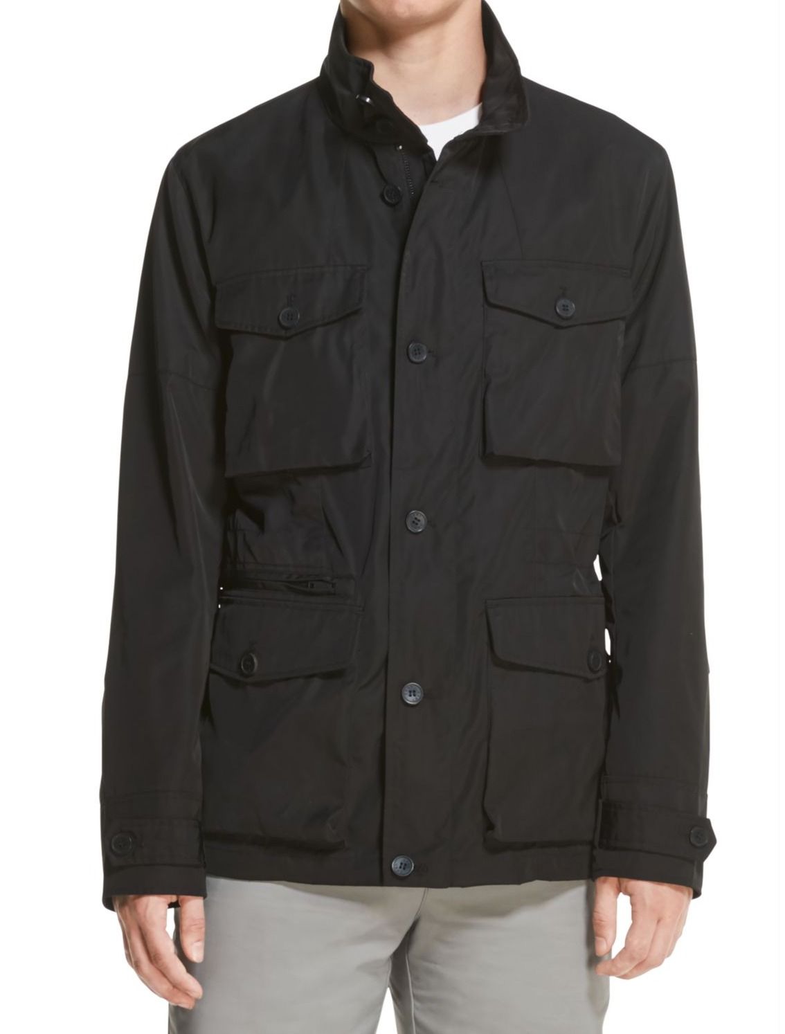 DKNY Men's Field Jacket Black Size 