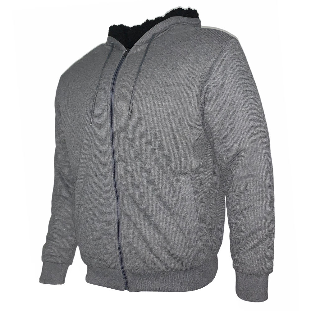 Mens Heavyweight Hoodie Jacket Warm 