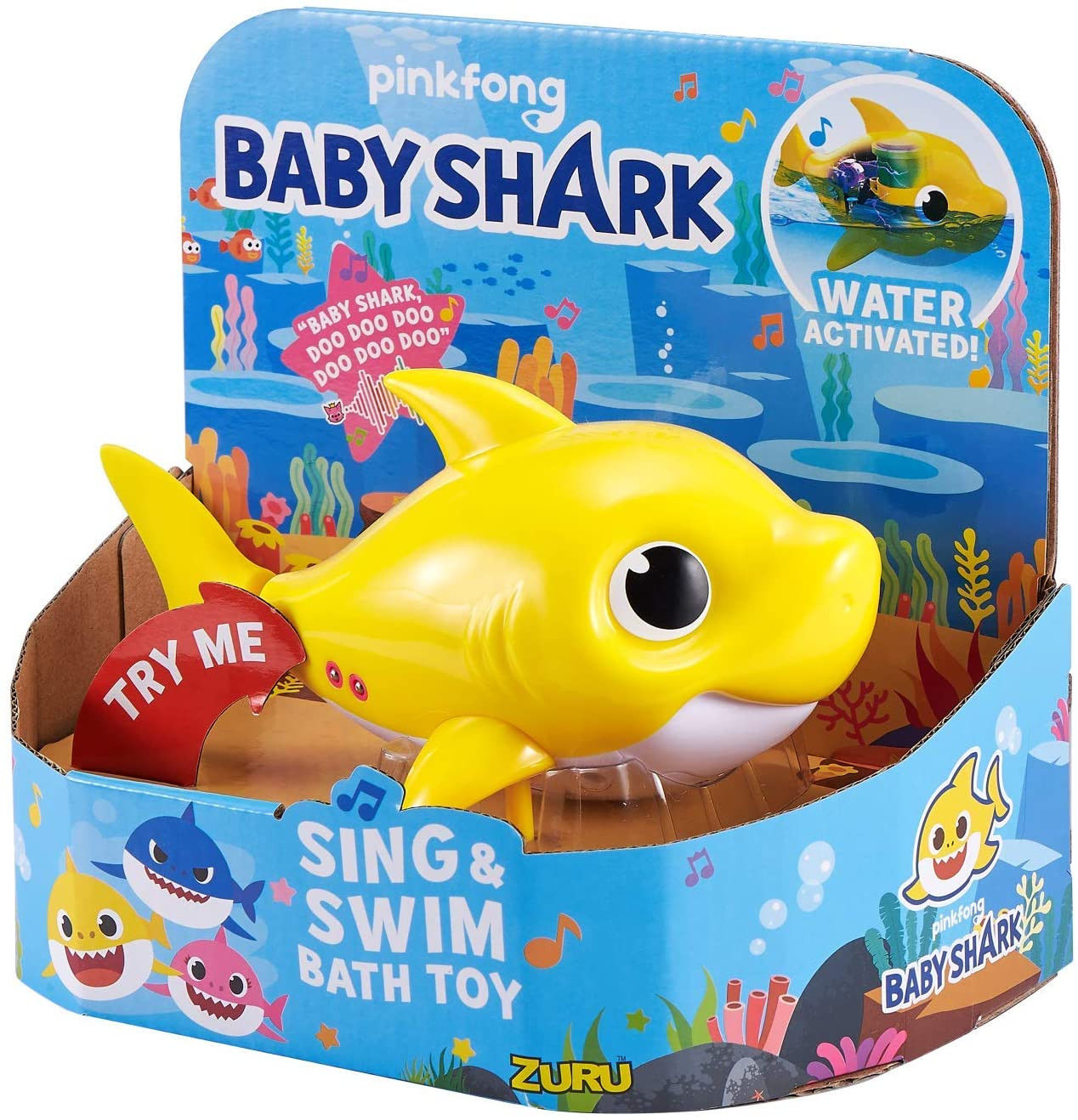 battery operated shark toy