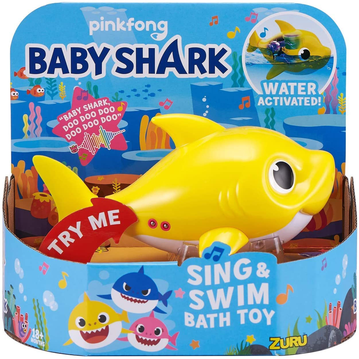 battery operated shark toy