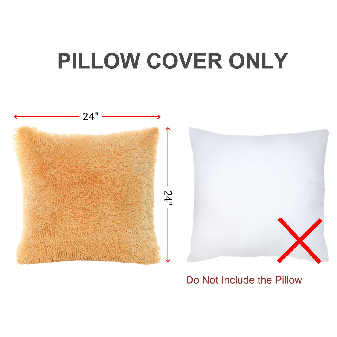 throw pillow cover sizes