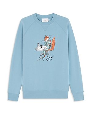 Maison Kitsune Oly Coffee Fox Classic Sweatshirt | American Outlets