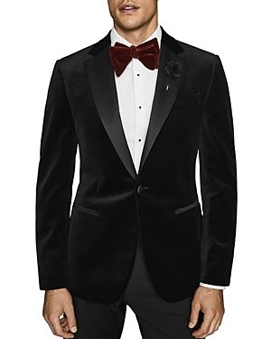 reiss velvet tuxedo jacket