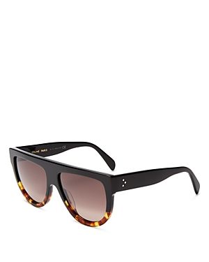 60mm flat top sunglasses celine