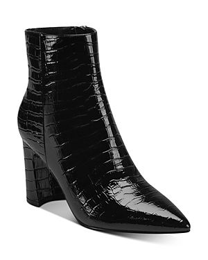 marc fisher patent leather booties