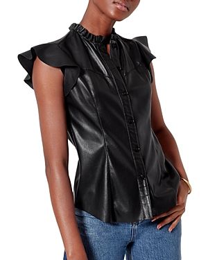 joie leather top