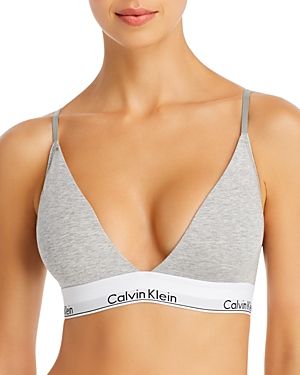 calvin klein padded triangle bralette