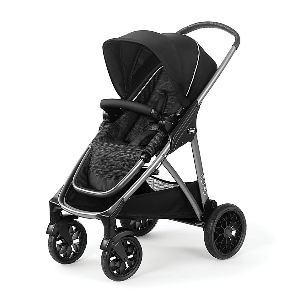 chicco auto folding stroller