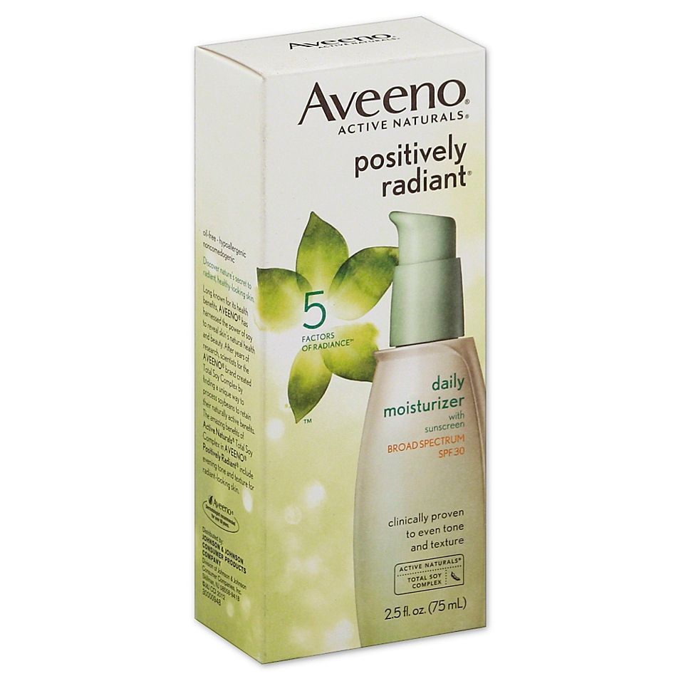 aveeno active naturals daily moisturizer with spf 30