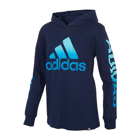 blue hoodie adidas