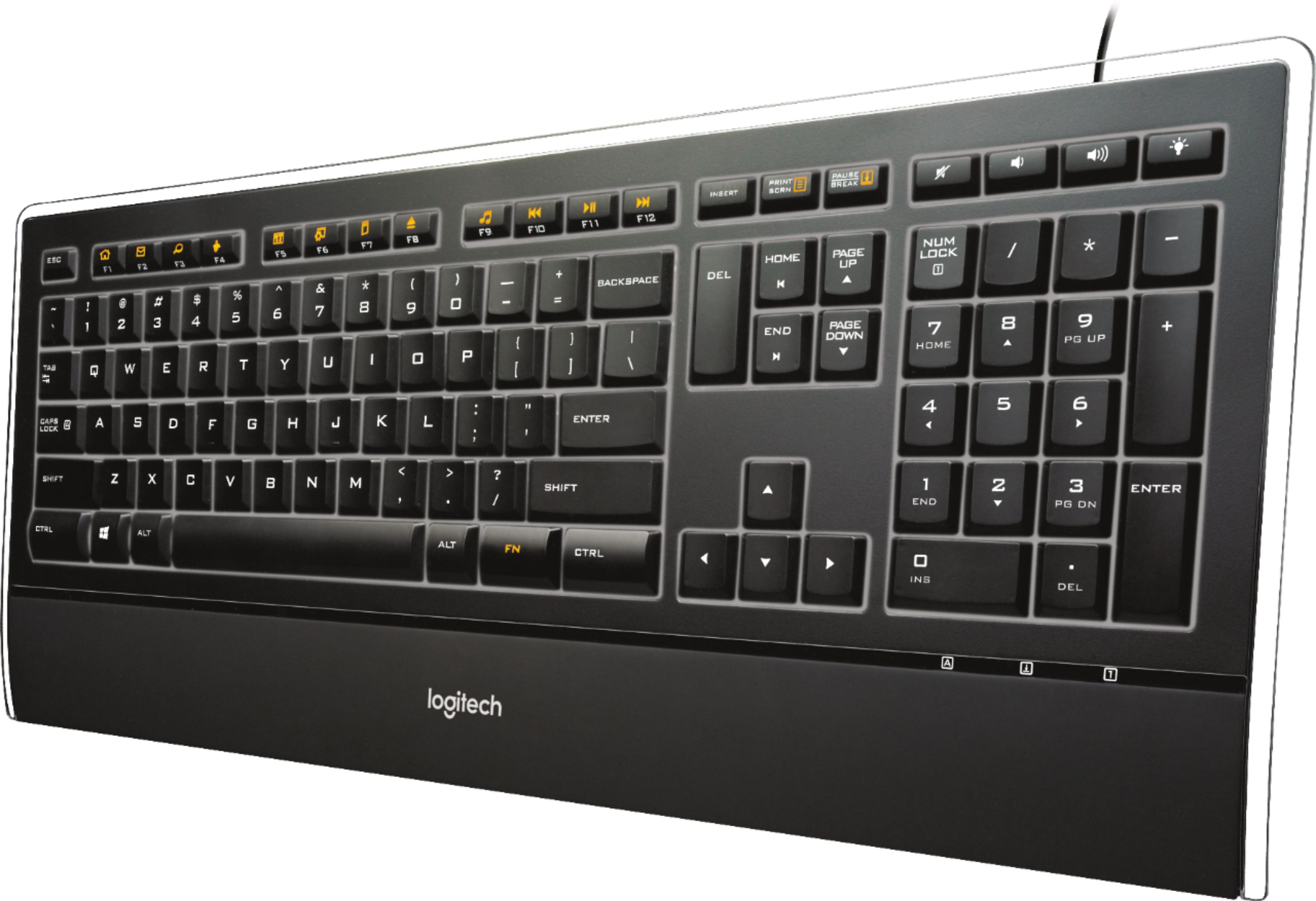 logitech illuminated keyboard k740