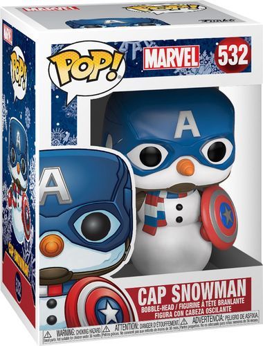 captain america snowman pop