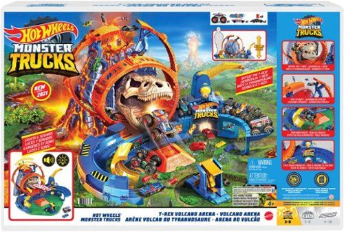 hot wheels volcano arena