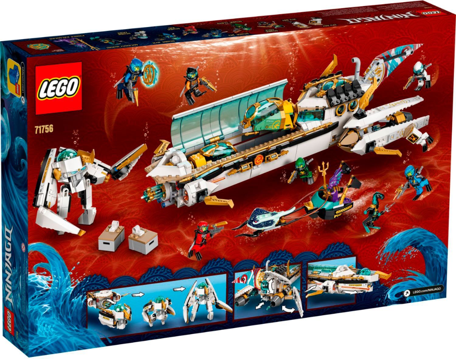 lego 71756 ninjago hydro bounty