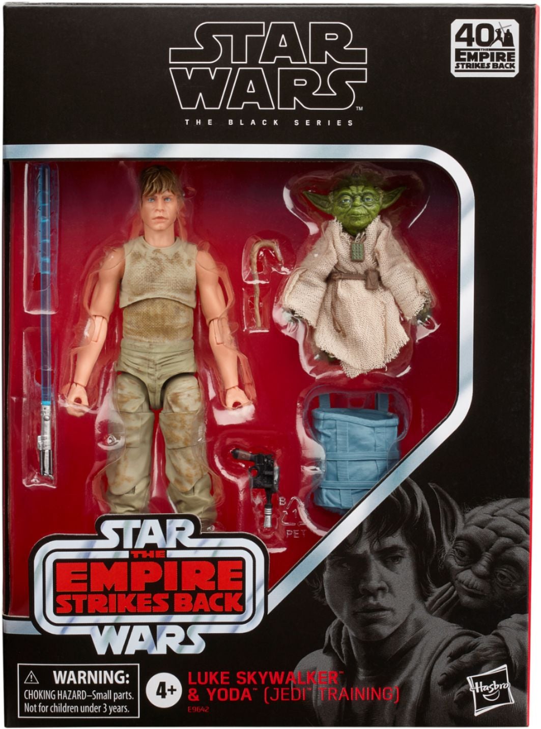 black series yoda and luke