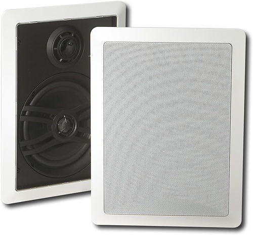 white wall speakers