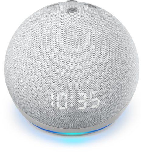 white smart speaker