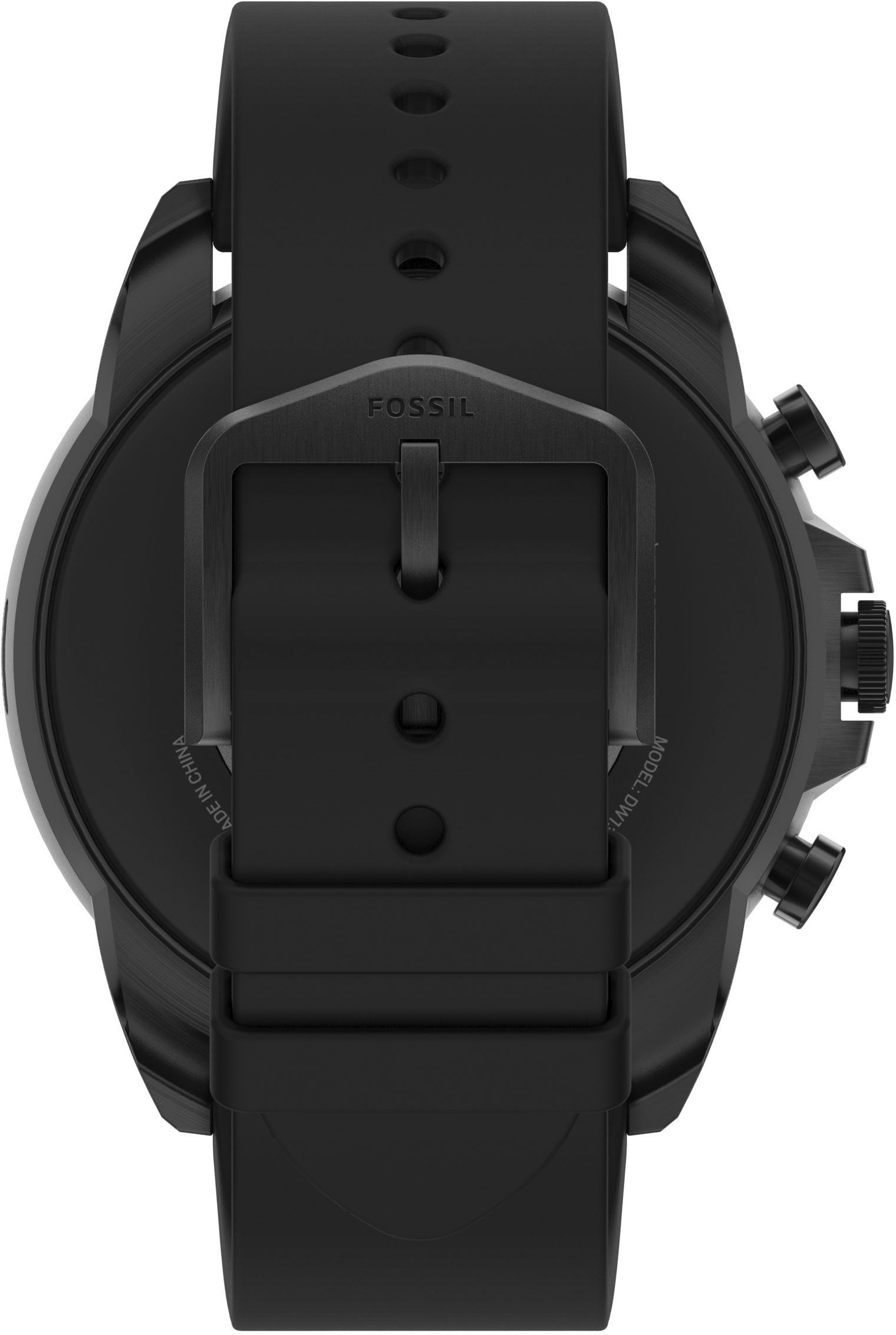 fossil silicone smartwatch