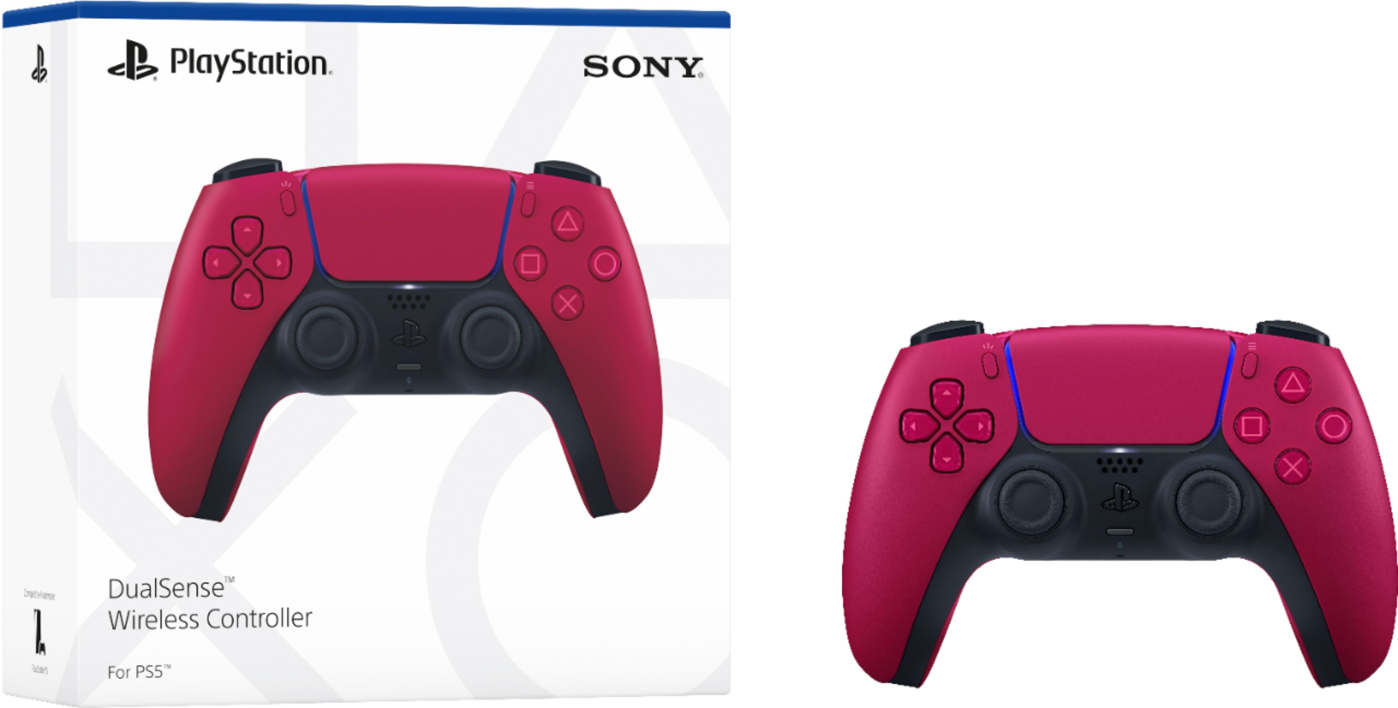 Playstation 5 dualsense controller cosmic red Clearance