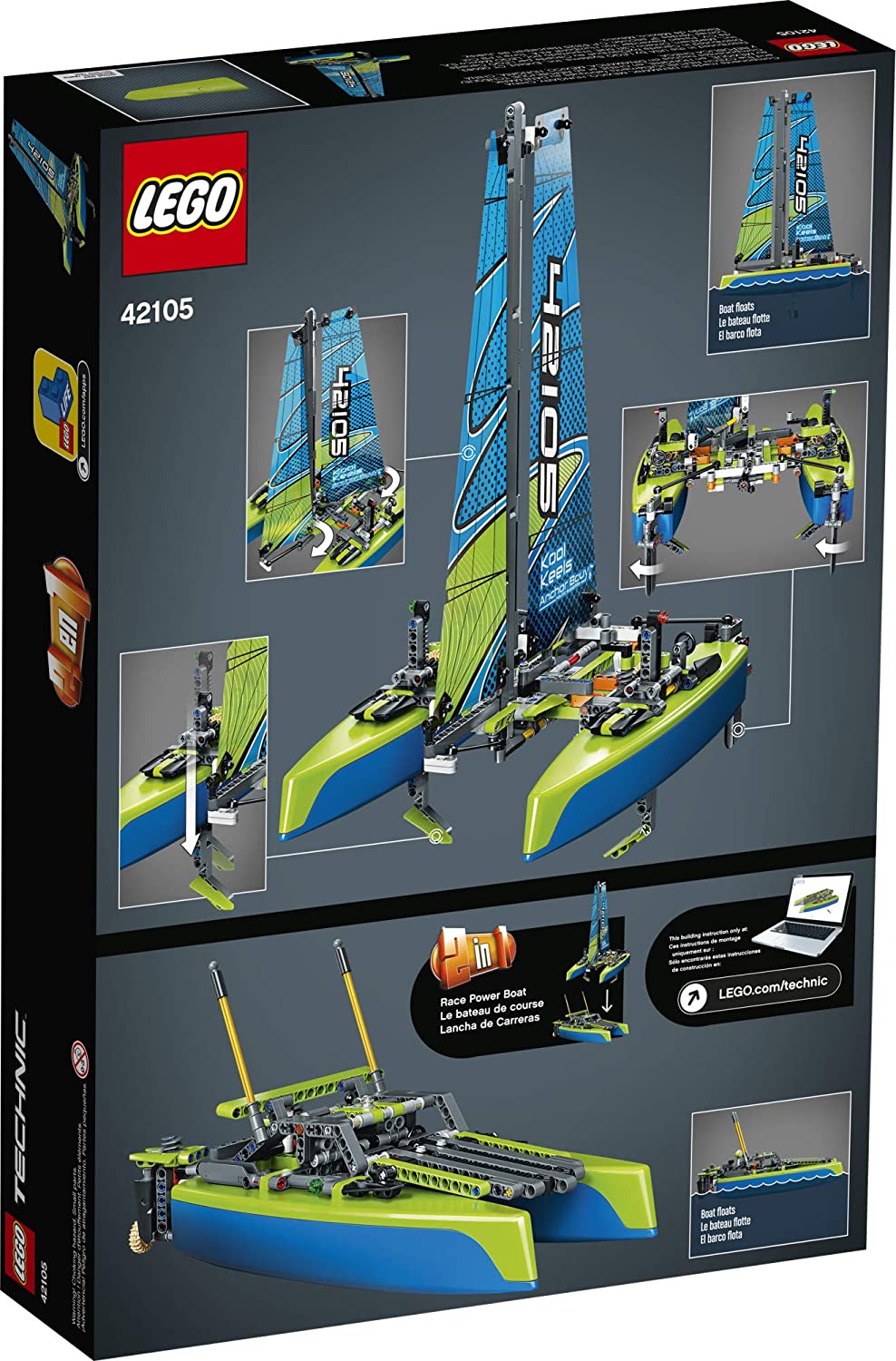 lego technic boat floats