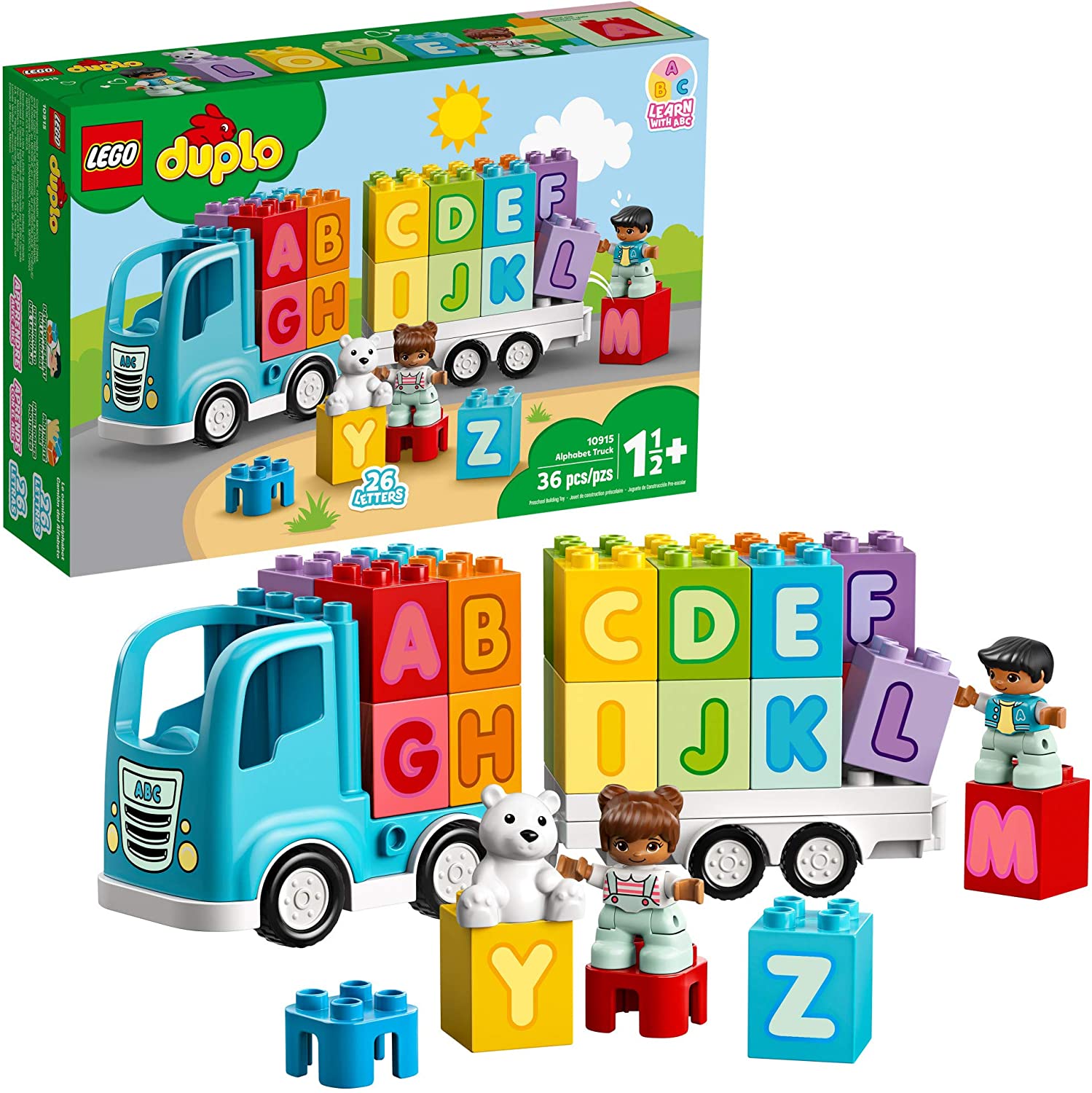 lego 10915 duplo alphabet truck