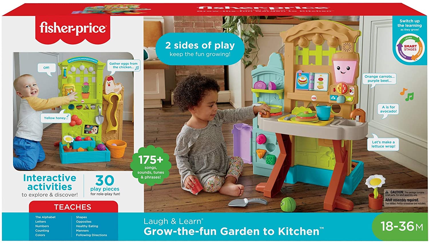 grow the fun garden to kitchen fisher price