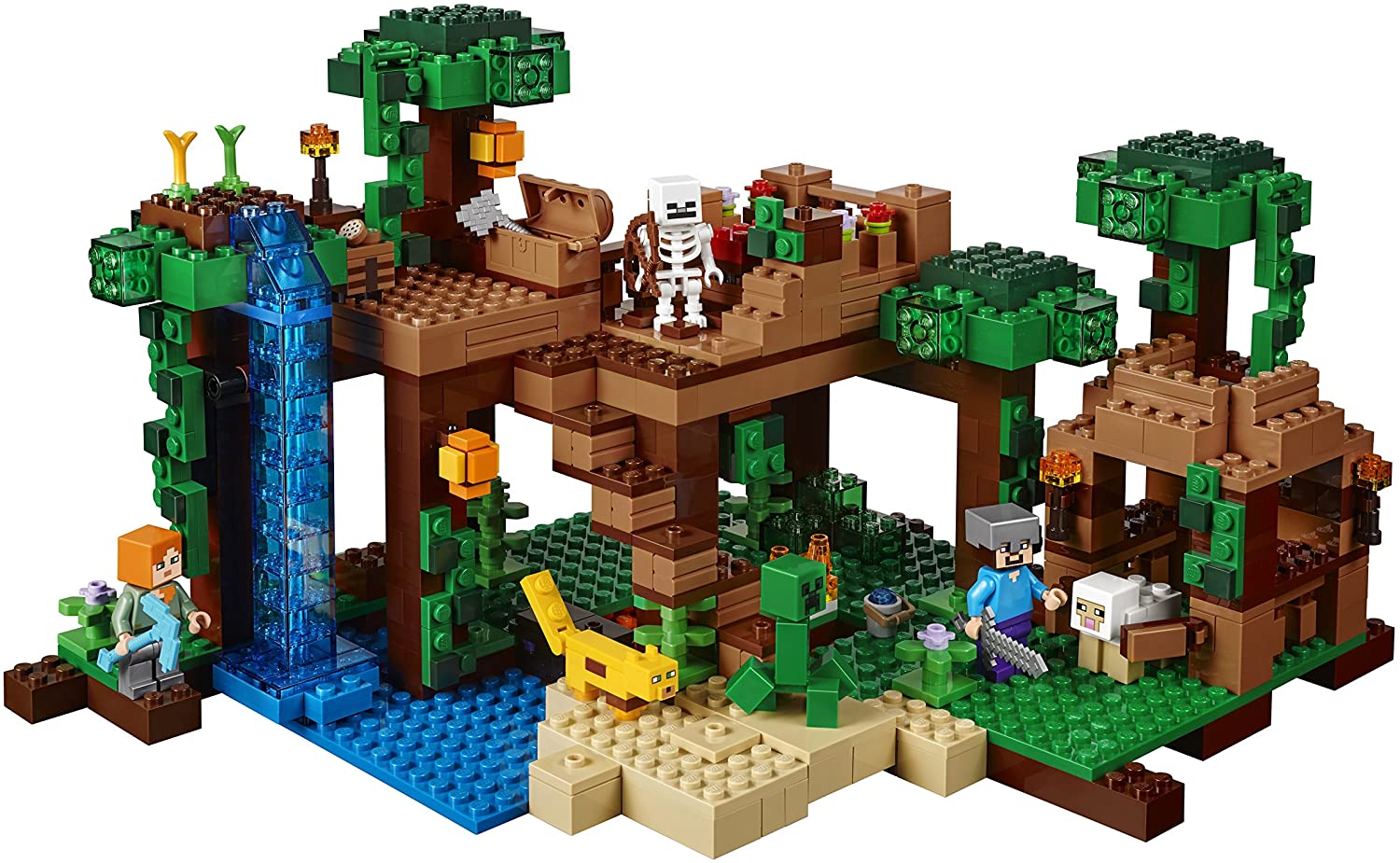 lego minecraft jungle