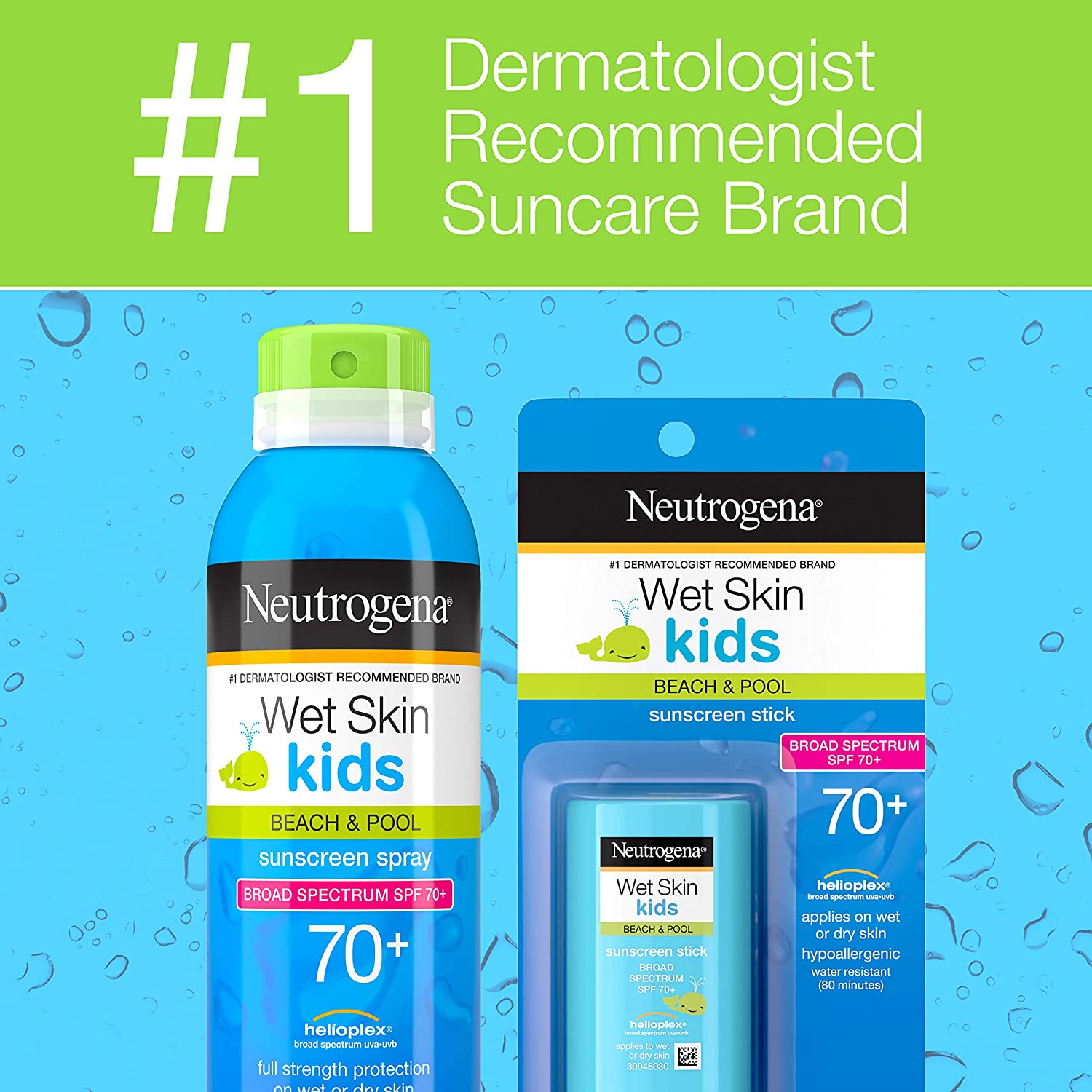 neutrogena wet skin stick