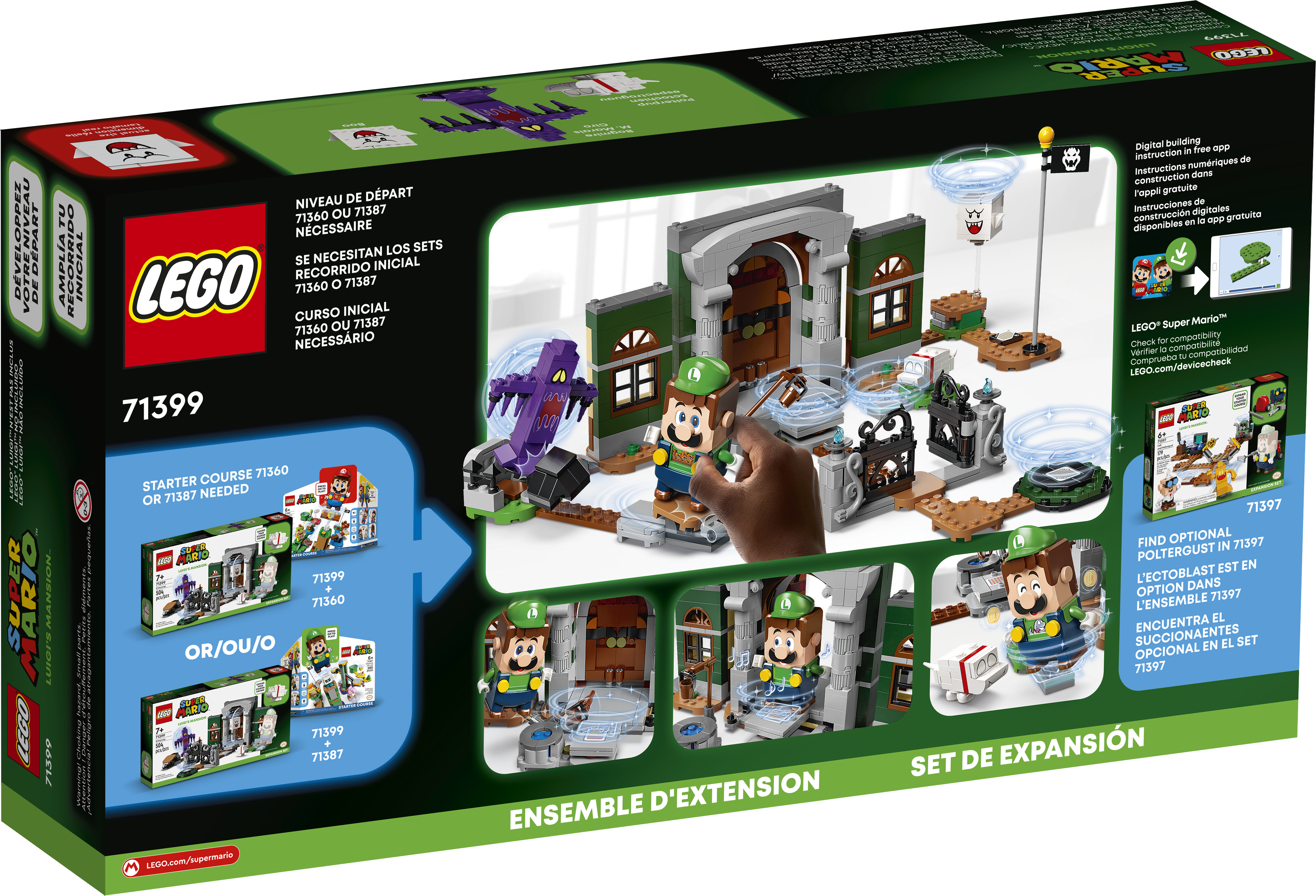 luigis mansion lego