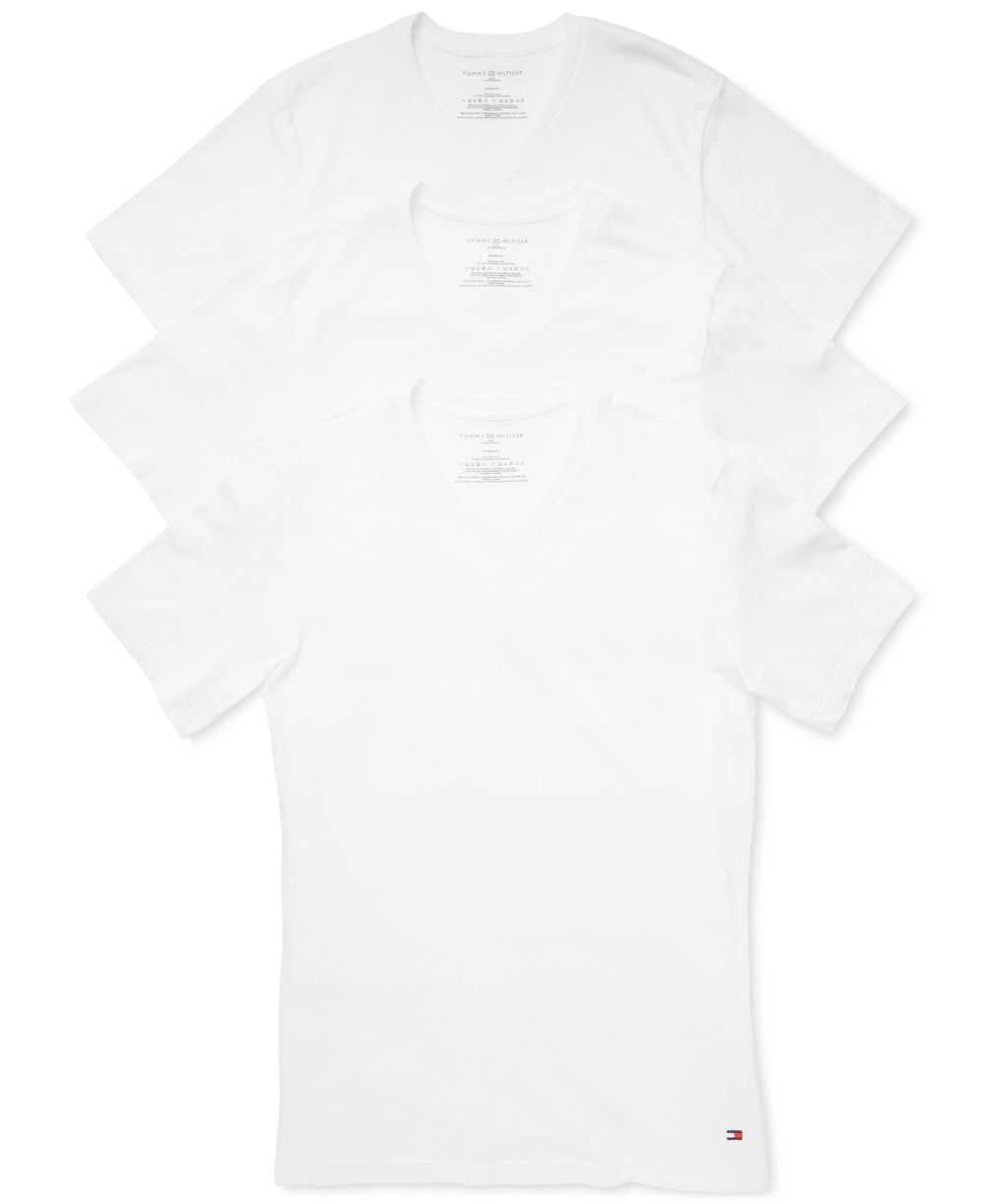 Tommy Hilfiger Men's 3 Pack Slim-Fit V 
