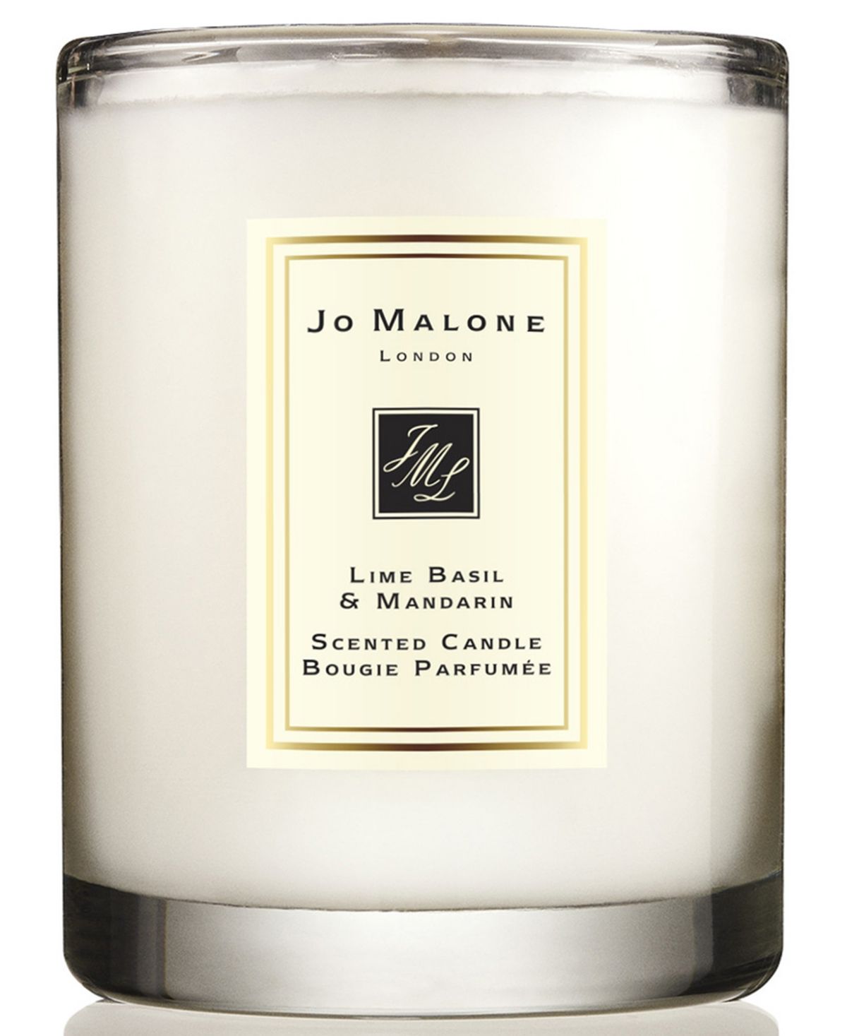 lime mandarin and basil candle