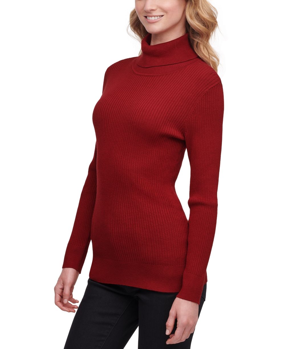 Dkny Ribbed Turtleneck Sweater 