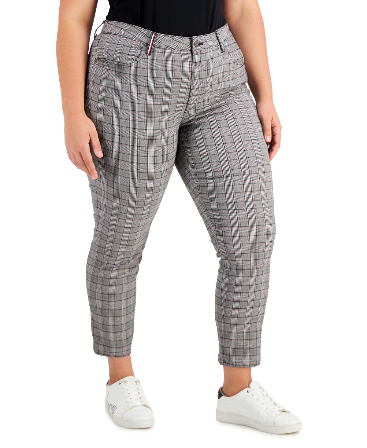 plus size patterned pants