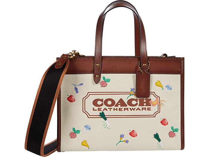 coach field tote canvas