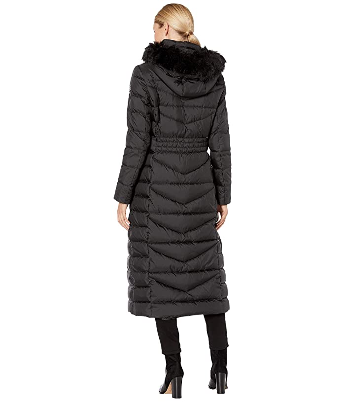 Calvin Klein Faux Fur Trimmed Maxi 