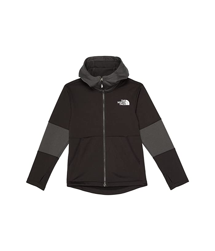 north face black zip up