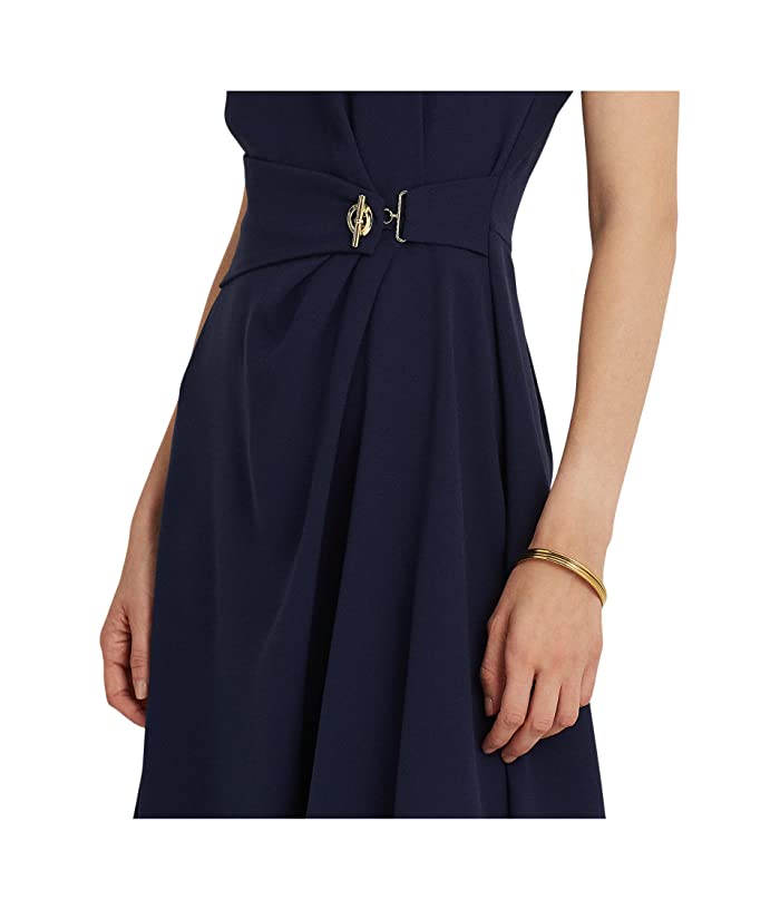 Lauren ralph lauren discount double-faced fit-and-flare dress