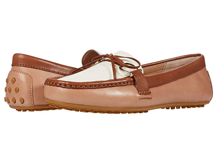 rose colored loafers