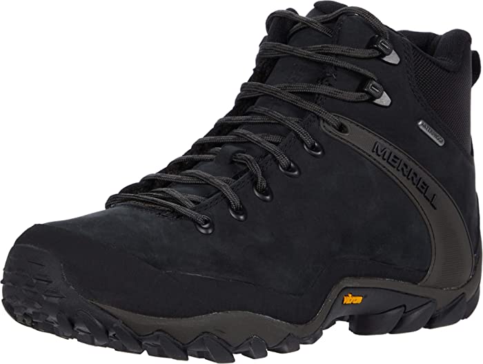 woodland men's leather trekking boots