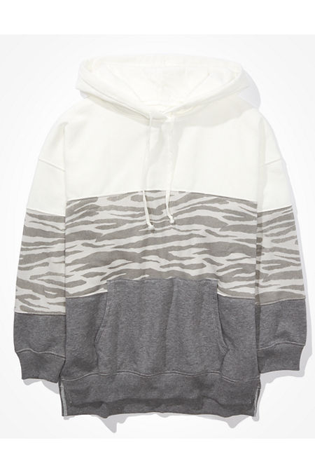 AE Fleece Oversized Side Slit Hoodie 