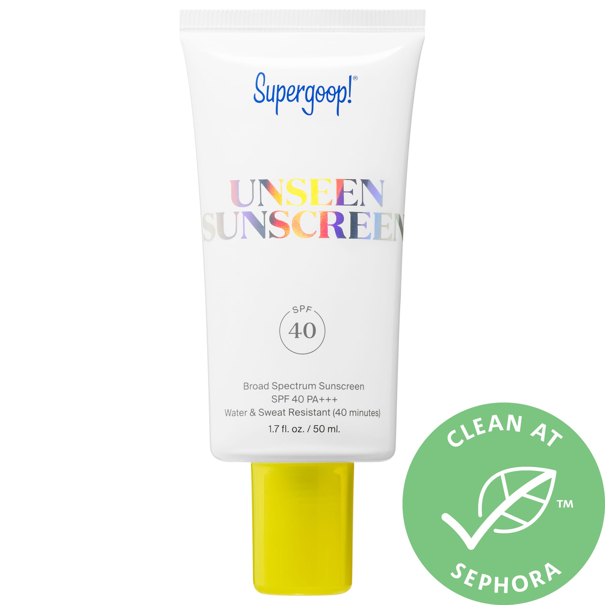 supergoop unseen sunscreen 40