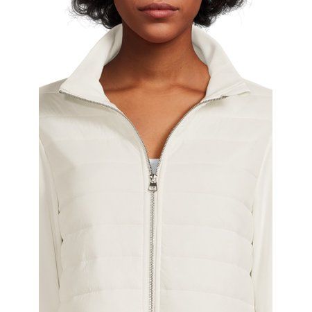 Avia Women's Mixed Media Jacket, Sizes XS-XXXL 