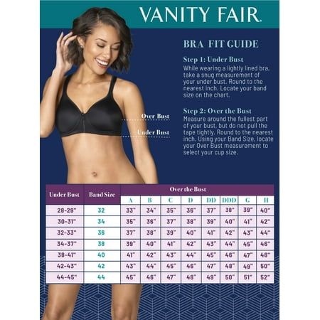 Vanity Fair Women's Body Caress Full Coverage Wirefree Bra, Style